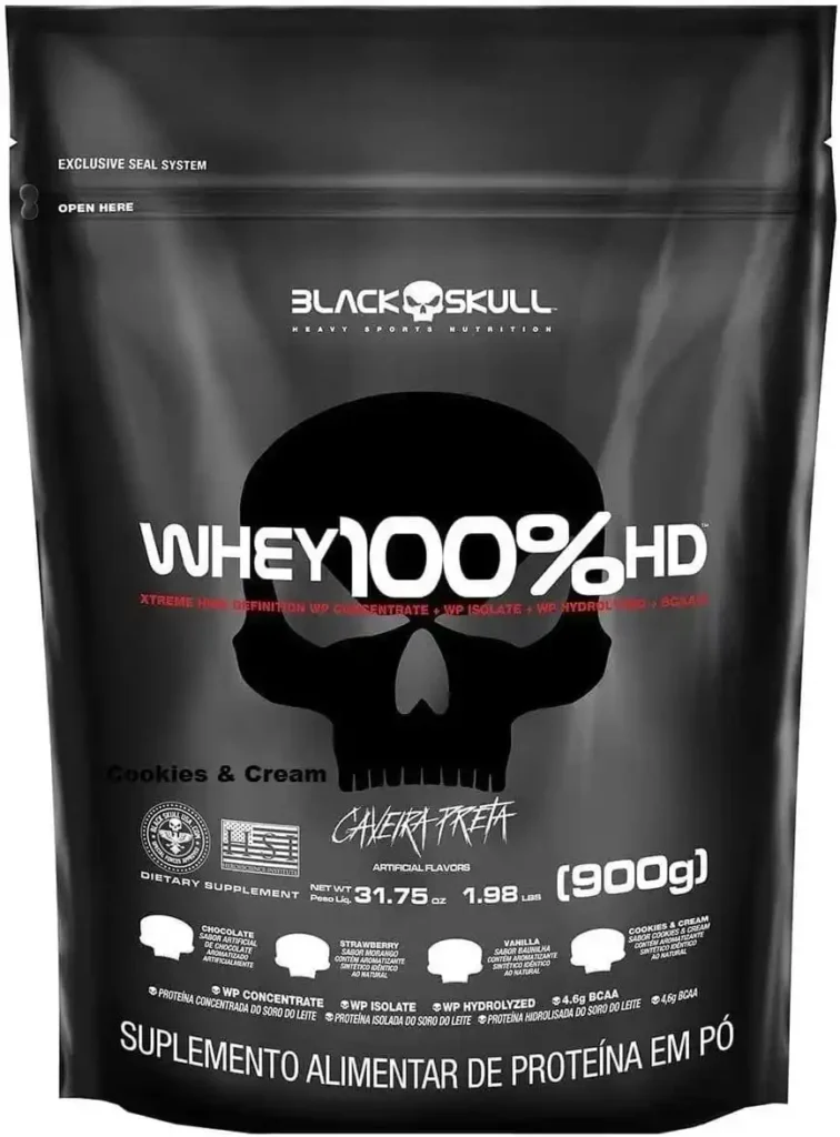 whey protein black skull