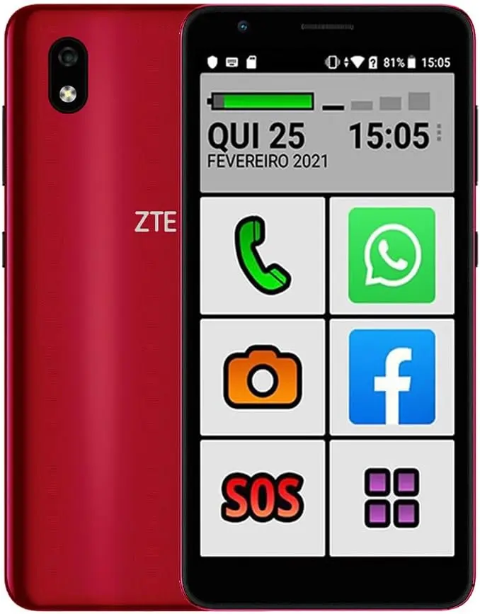 celular para idoso ZTE